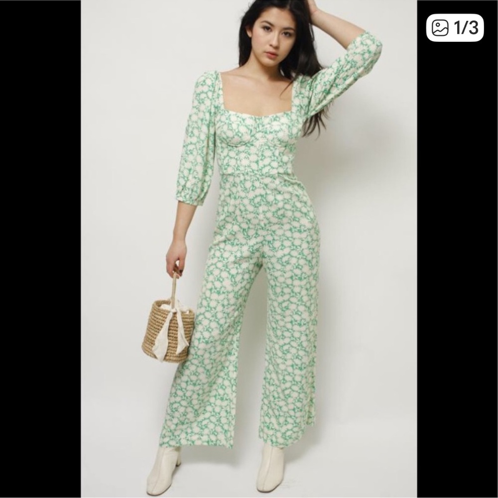 Capulet floral Wide Leg jumpsuit Size Small